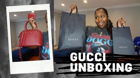 Gucci Guccissima Mini Dome Handbag & Card Holder Unboxing